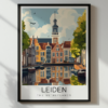 Leiden Travel Poster