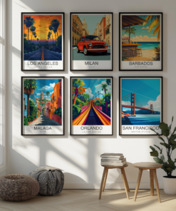 Los Angeles Travel Poster