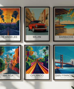 Los Angeles Travel Poster