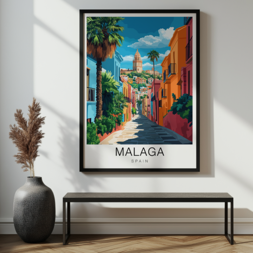 Malaga Travel Poster