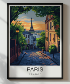 Paris Travel Poster