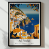 Atrani Travel Poster - Amalfi Coast