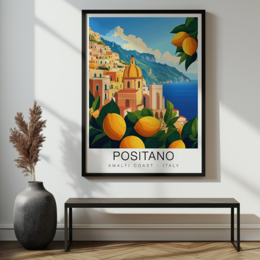 Positano Travel Poster