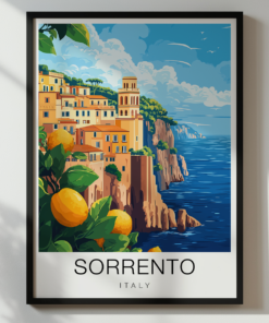 Sorrento Travel Poster