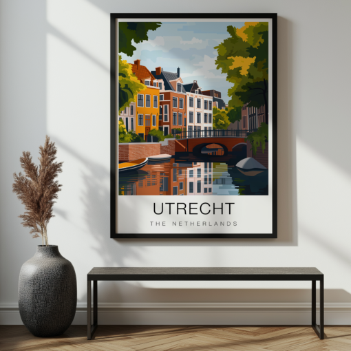 Utrecht Travel Poster