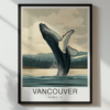 Vancouver Travel Poster - Whale