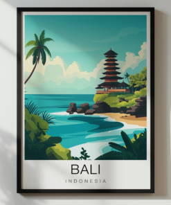 Bali Travel Poster