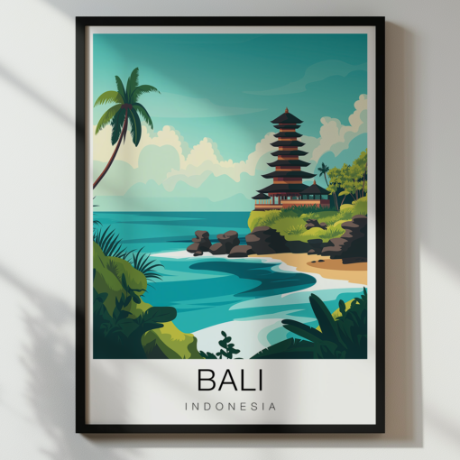 Bali Travel Poster