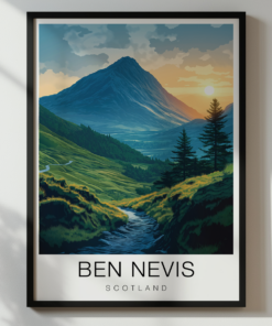 Ben Nevis Travel Poster