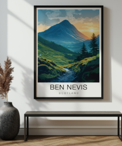 Ben Nevis Travel Poster