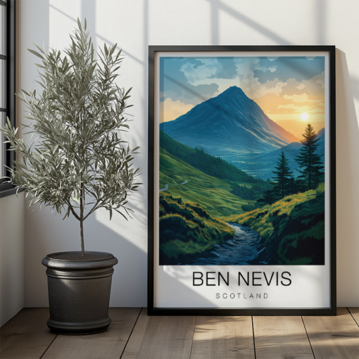 Ben Nevis Travel Poster