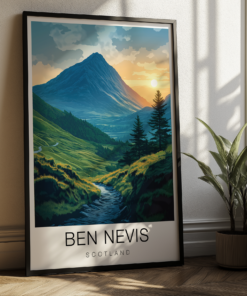 Ben Nevis Travel Poster