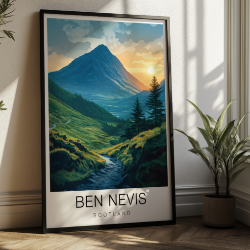 Ben Nevis Travel Poster