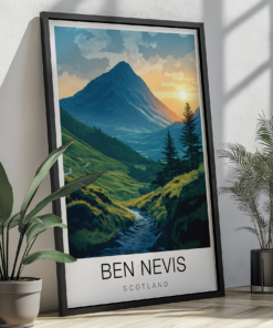 Ben Nevis Travel Poster