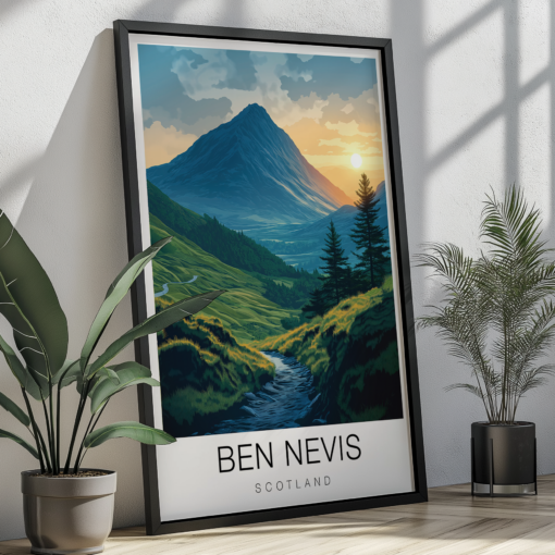 Ben Nevis Travel Poster