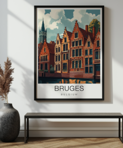 Bruges Travel Poster