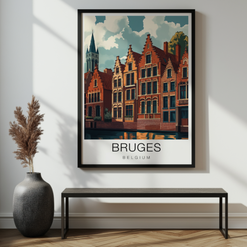 Bruges Travel Poster