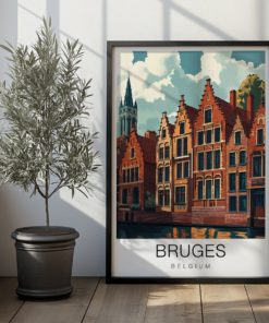 Bruges Travel Poster