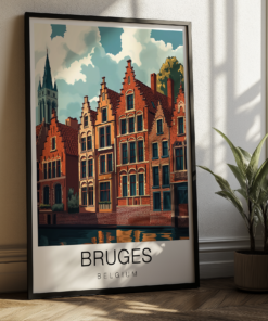 Bruges Travel Poster