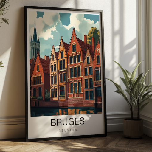 Bruges Travel Poster