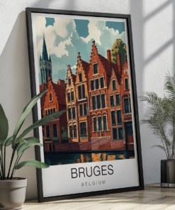 Bruges Travel Poster