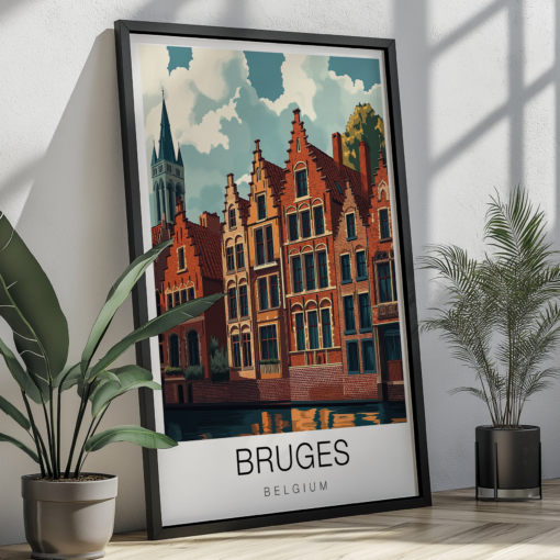 Bruges Travel Poster