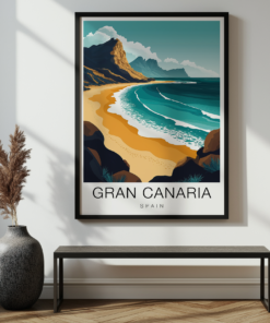 Gran Canaria Travel Poster