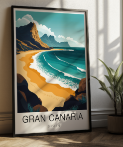 Gran Canaria Travel Poster