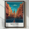 Madrid Travel Poster