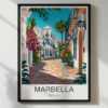 Marbella Travel Poster