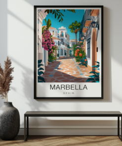 Marbella Travel Poster