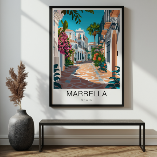 Marbella Travel Poster