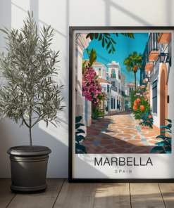 Marbella Travel Poster