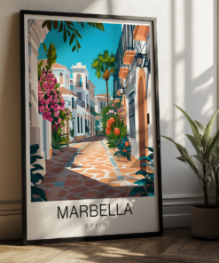 Marbella Travel Poster