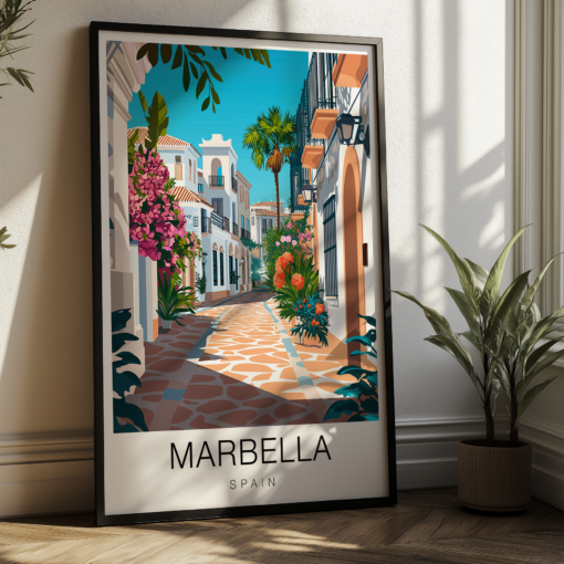 Marbella Travel Poster