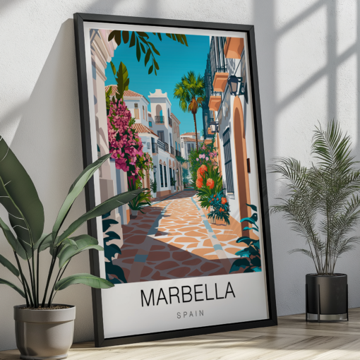 Marbella Travel Poster