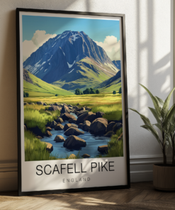 Scafell Pike Travel Poster