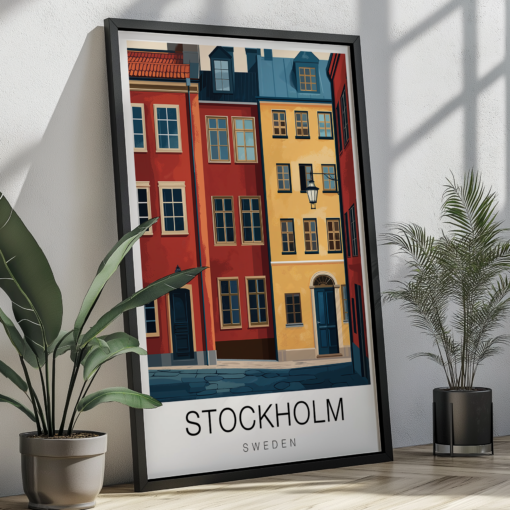 Stockholm Travel Poster – Gamla Stan