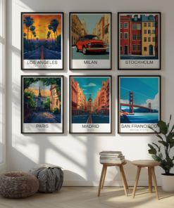 Stockholm Travel Poster – Gamla Stan