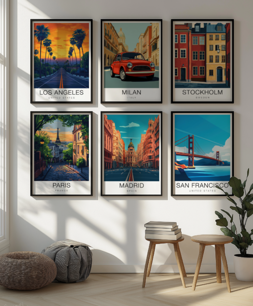 Stockholm Travel Poster – Gamla Stan