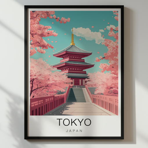 Tokyo Travel Poster