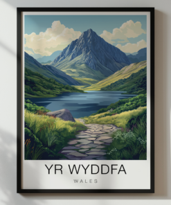 Yr Wyddfa Travel Poster