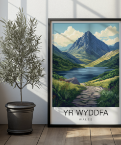 Yr Wyddfa Travel Poster