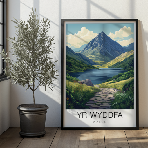 Yr Wyddfa Travel Poster