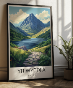 Yr Wyddfa Travel Poster