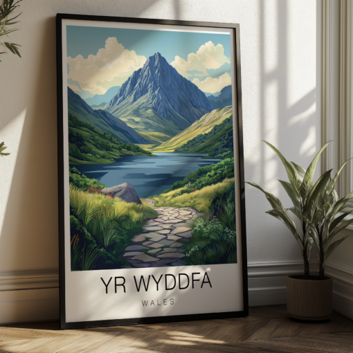 Yr Wyddfa Travel Poster