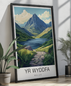 Yr Wyddfa Travel Poster