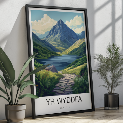 Yr Wyddfa Travel Poster