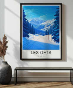 Les Gets Travel Poster