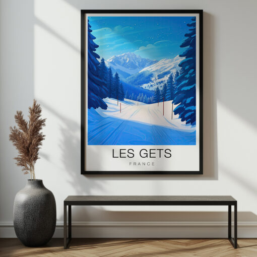 Les Gets Travel Poster